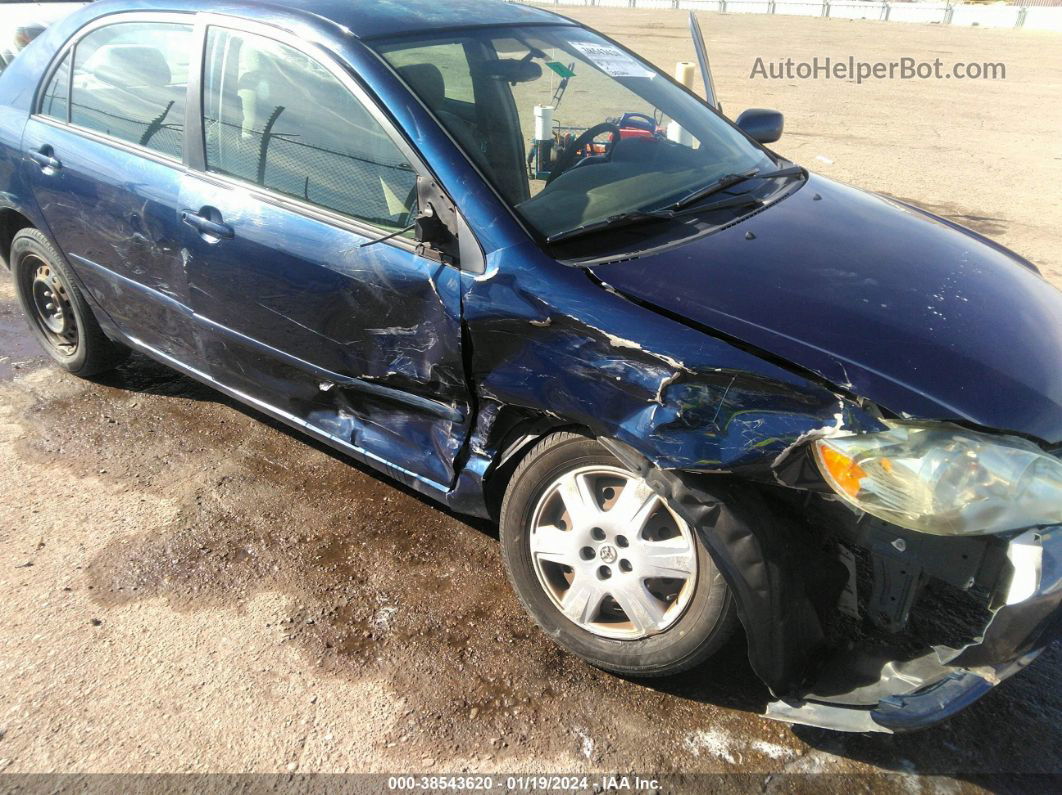 2005 Toyota Corolla Le Dark Blue vin: 2T1BR32E25C486378