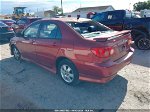 2005 Toyota Corolla S Red vin: 2T1BR32E25C503440