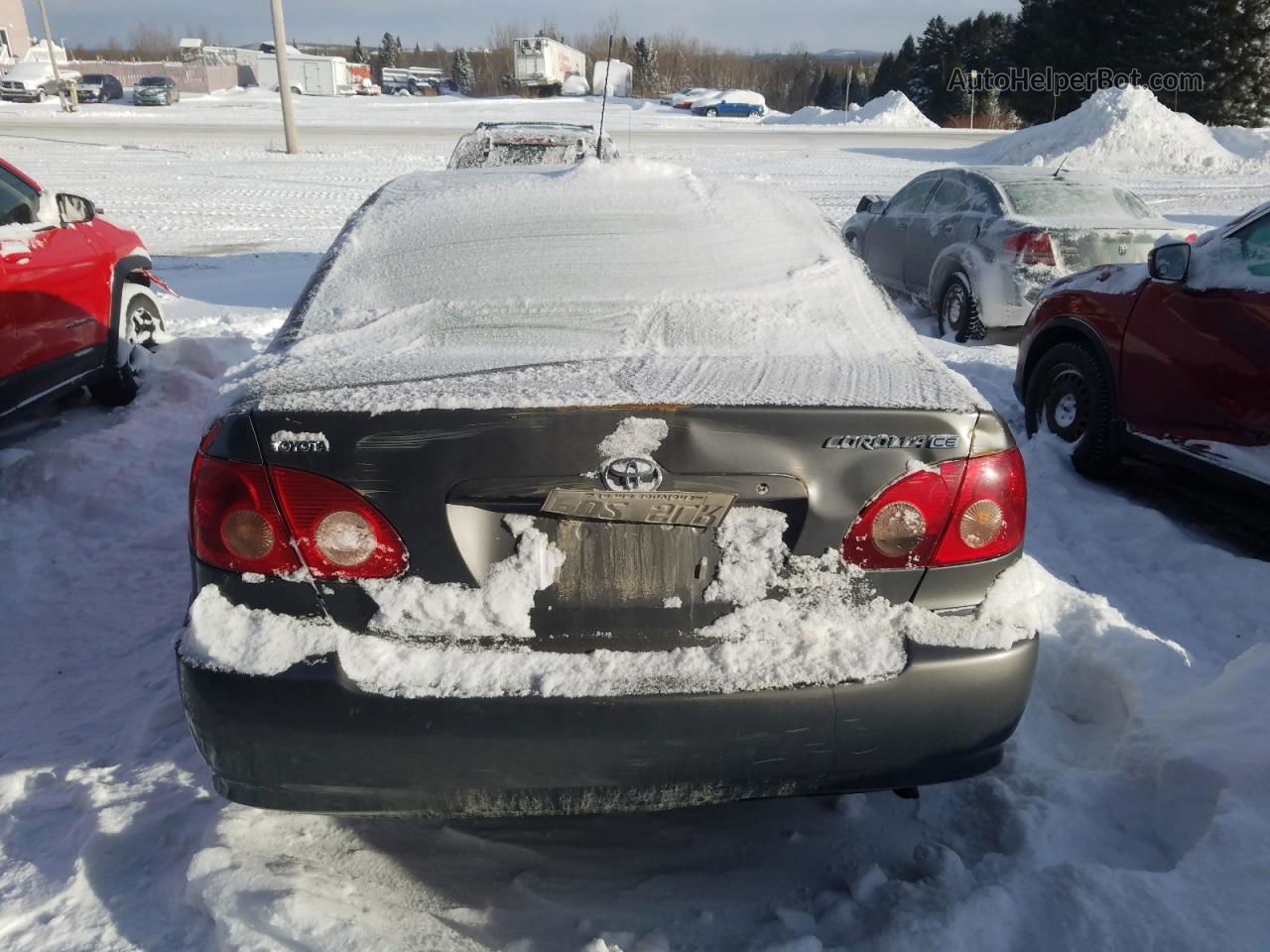 2005 Toyota Corolla Ce Gray vin: 2T1BR32E25C907872