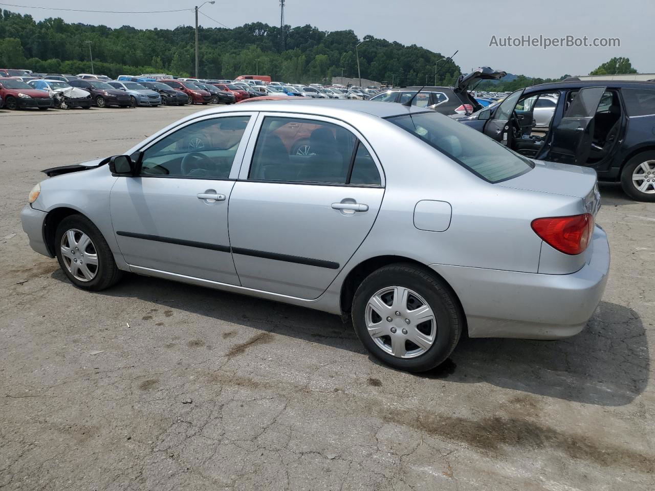 2008 Toyota Corolla Ce Silver vin: 2T1BR32E28C871346