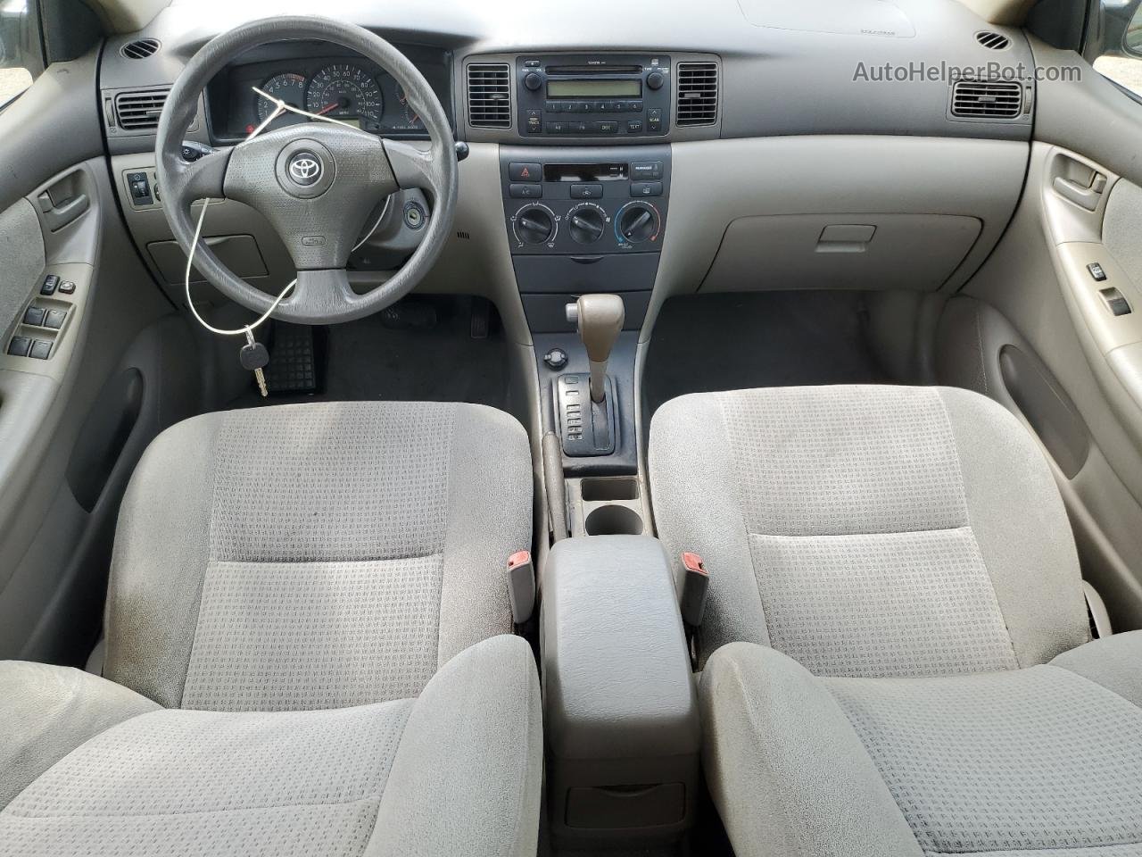 2008 Toyota Corolla Ce Silver vin: 2T1BR32E28C871346