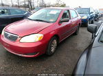 2008 Toyota Corolla Ce Red vin: 2T1BR32E28C880726