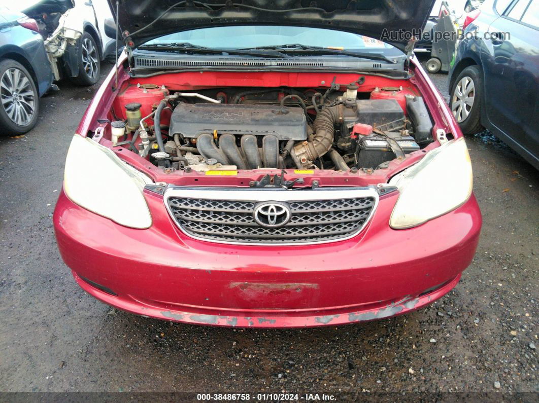 2008 Toyota Corolla Ce Red vin: 2T1BR32E28C880726