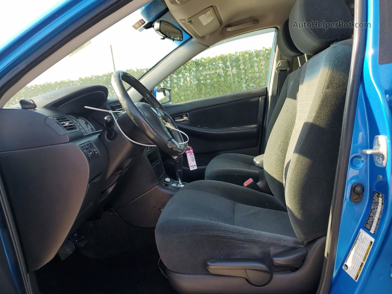 2008 Toyota Corolla Ce Blue vin: 2T1BR32E28C897140