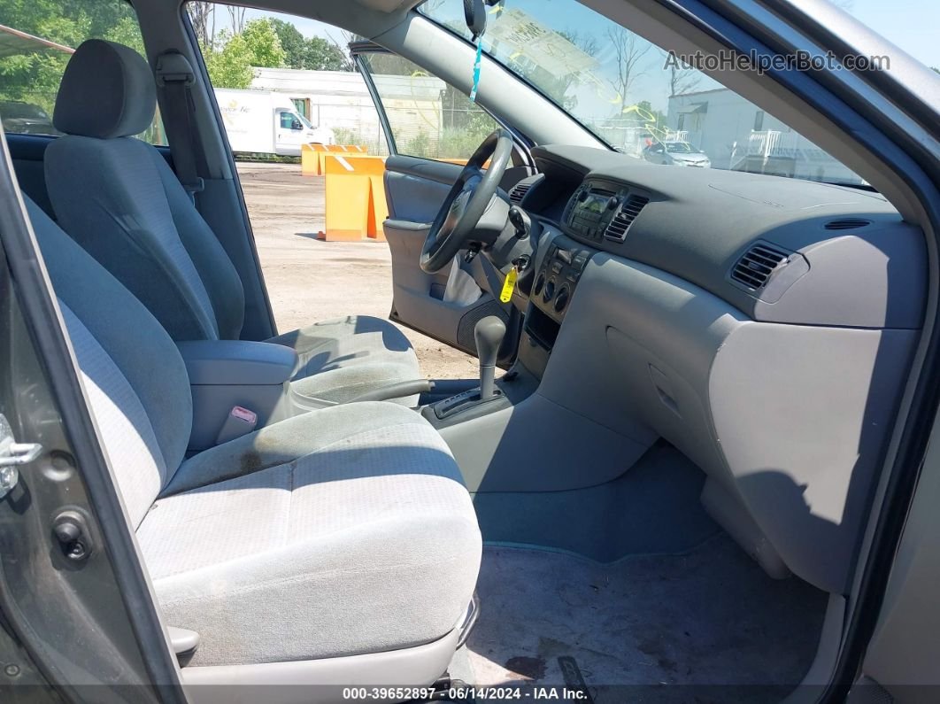 2008 Toyota Corolla Ce Gray vin: 2T1BR32E28C902904