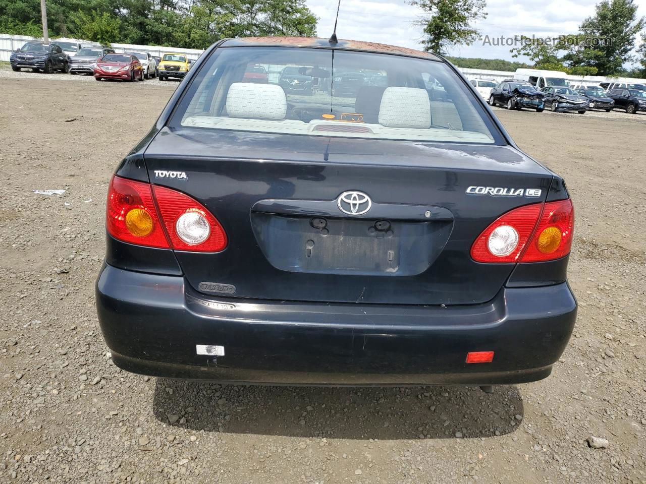 2003 Toyota Corolla Ce Black vin: 2T1BR32E33C013392