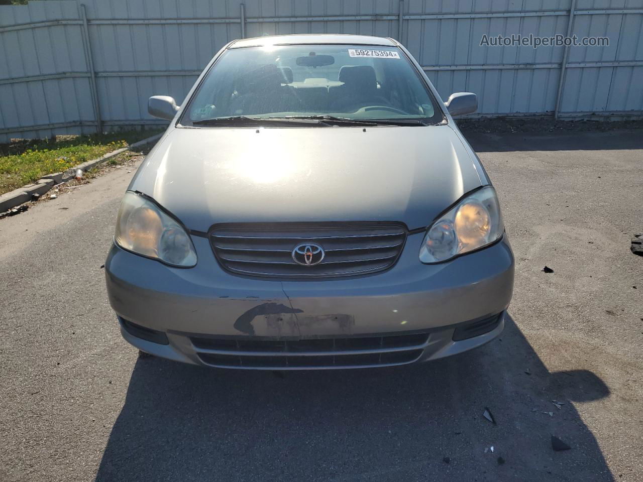 2003 Toyota Corolla Ce Tan vin: 2T1BR32E33C107952