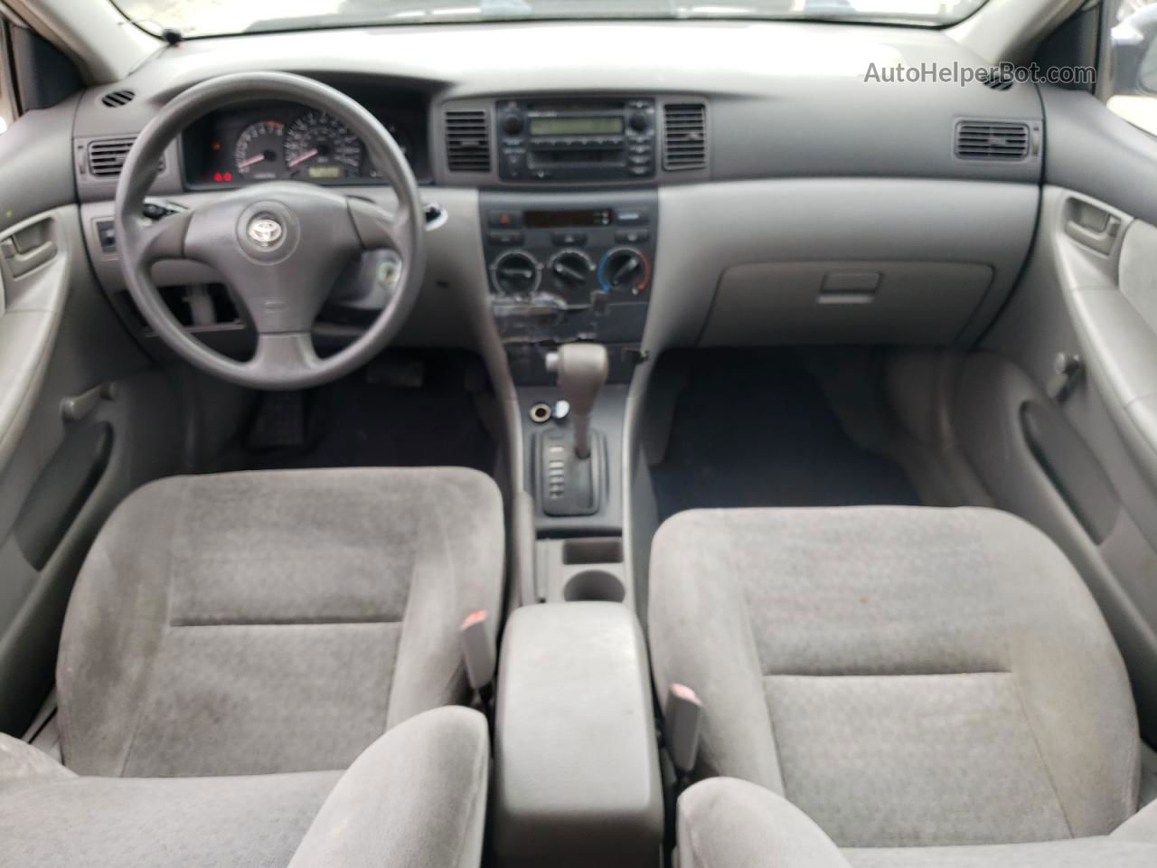 2004 Toyota Corolla Ce Gray vin: 2T1BR32E34C184290