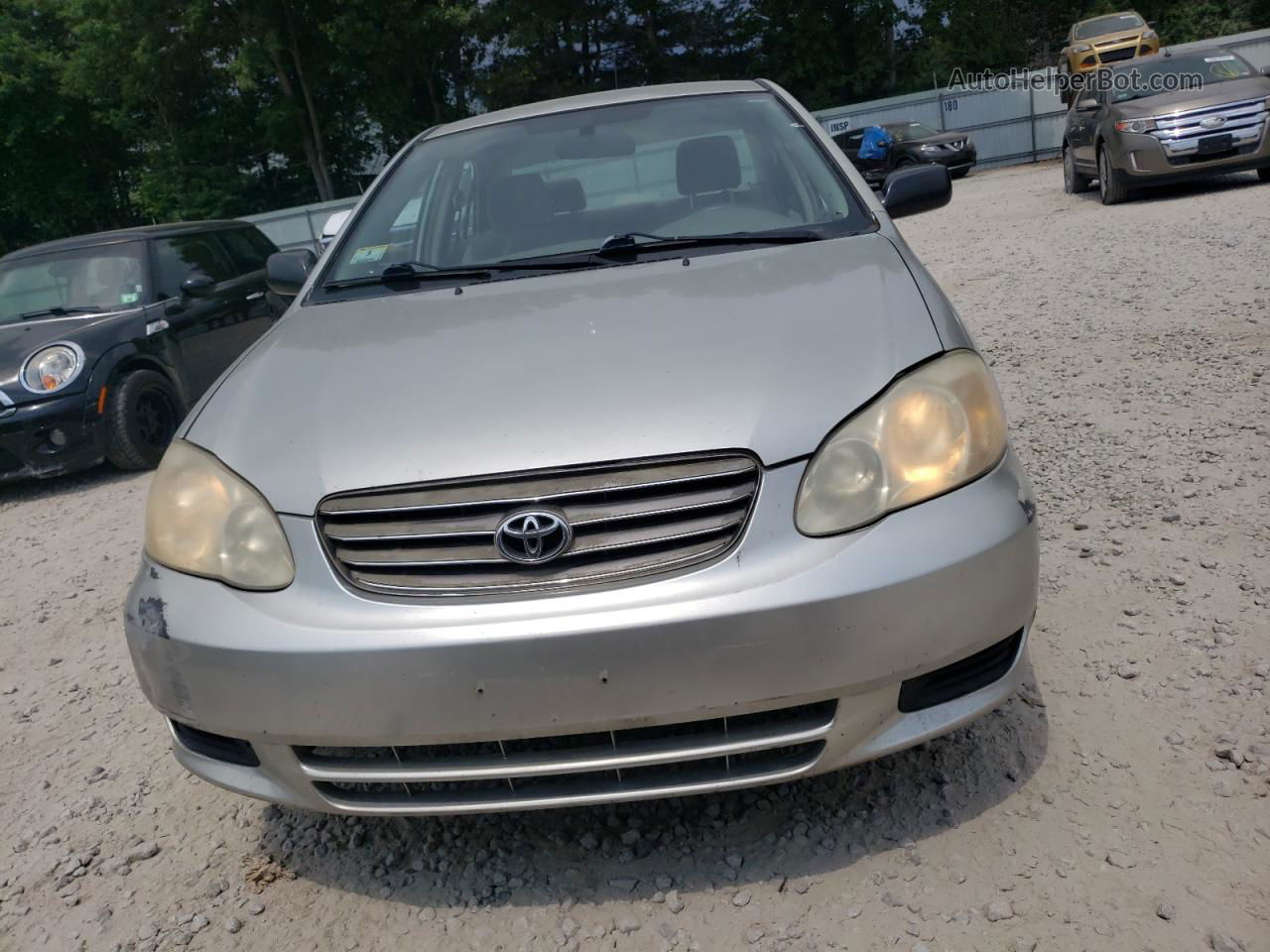 2004 Toyota Corolla Ce Gray vin: 2T1BR32E34C184290