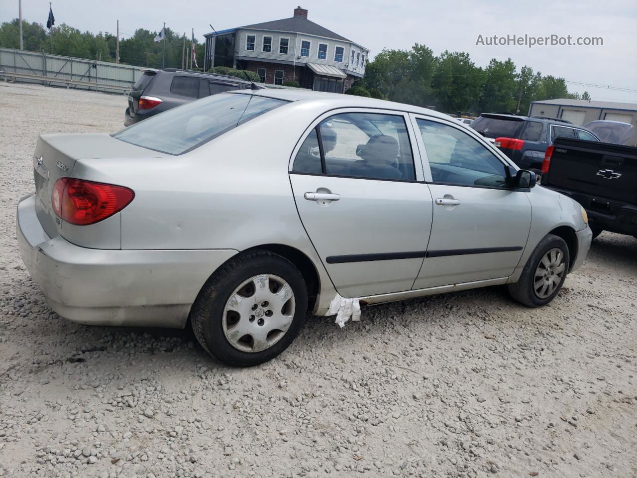 2004 Toyota Corolla Ce Gray vin: 2T1BR32E34C184290