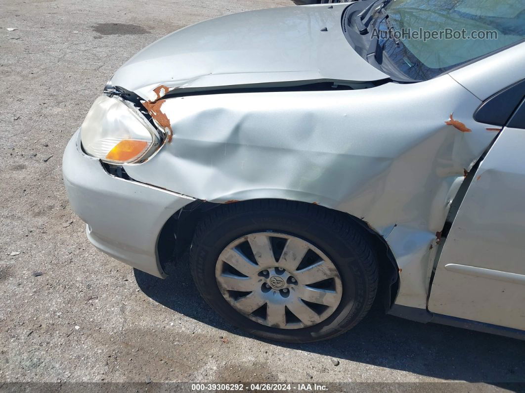 2004 Toyota Corolla Le Silver vin: 2T1BR32E34C227767