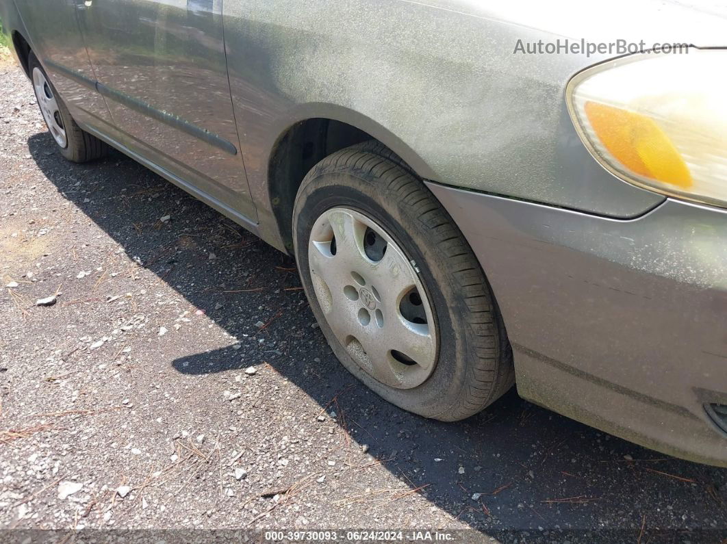 2004 Toyota Corolla Ce Gray vin: 2T1BR32E34C248702