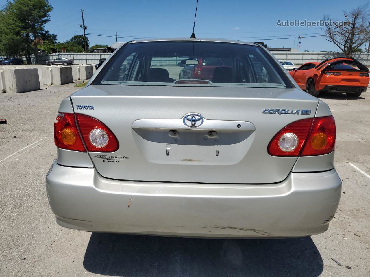 2004 Toyota Corolla Ce Серебряный vin: 2T1BR32E34C260560