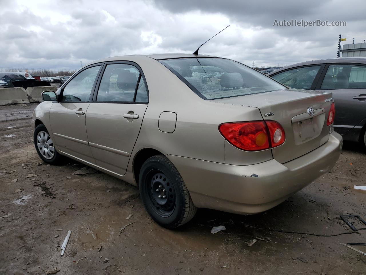 2004 Toyota Corolla Ce Beige vin: 2T1BR32E34C266908