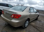 2004 Toyota Corolla Ce Бежевый vin: 2T1BR32E34C266908