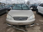 2004 Toyota Corolla Ce Beige vin: 2T1BR32E34C266908