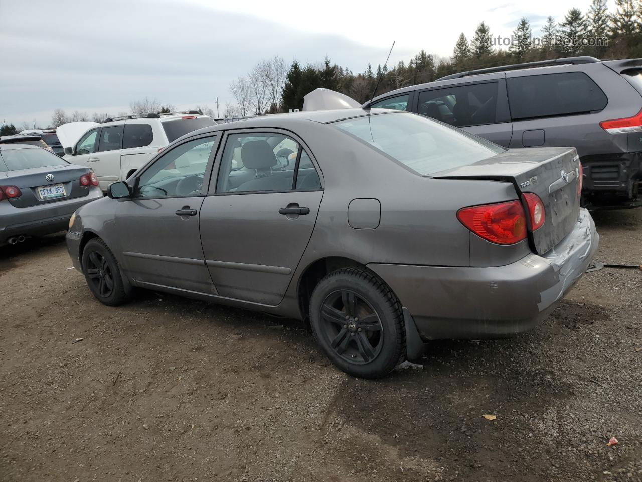 2004 Toyota Corolla Ce Gray vin: 2T1BR32E34C803261