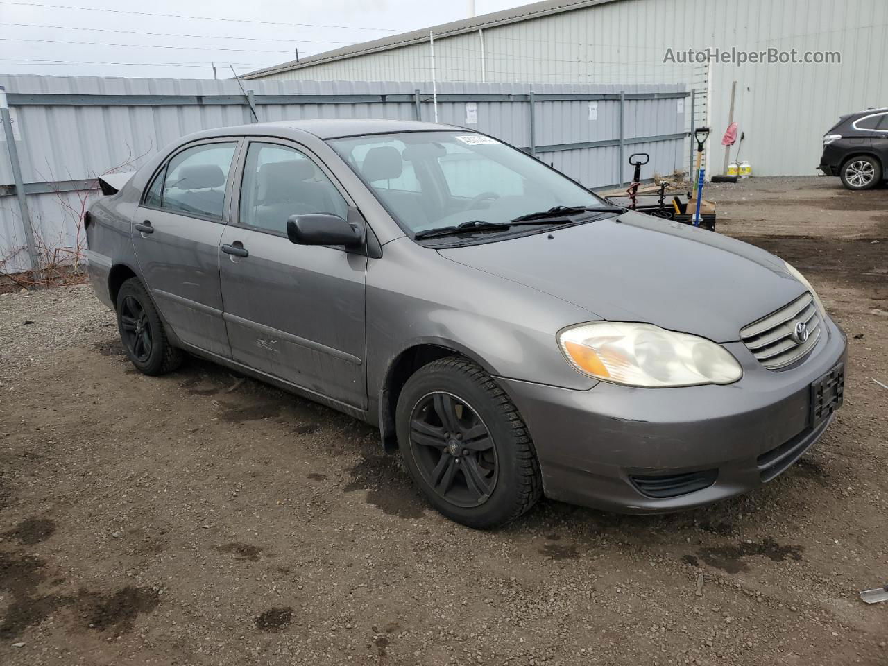 2004 Toyota Corolla Ce Gray vin: 2T1BR32E34C803261