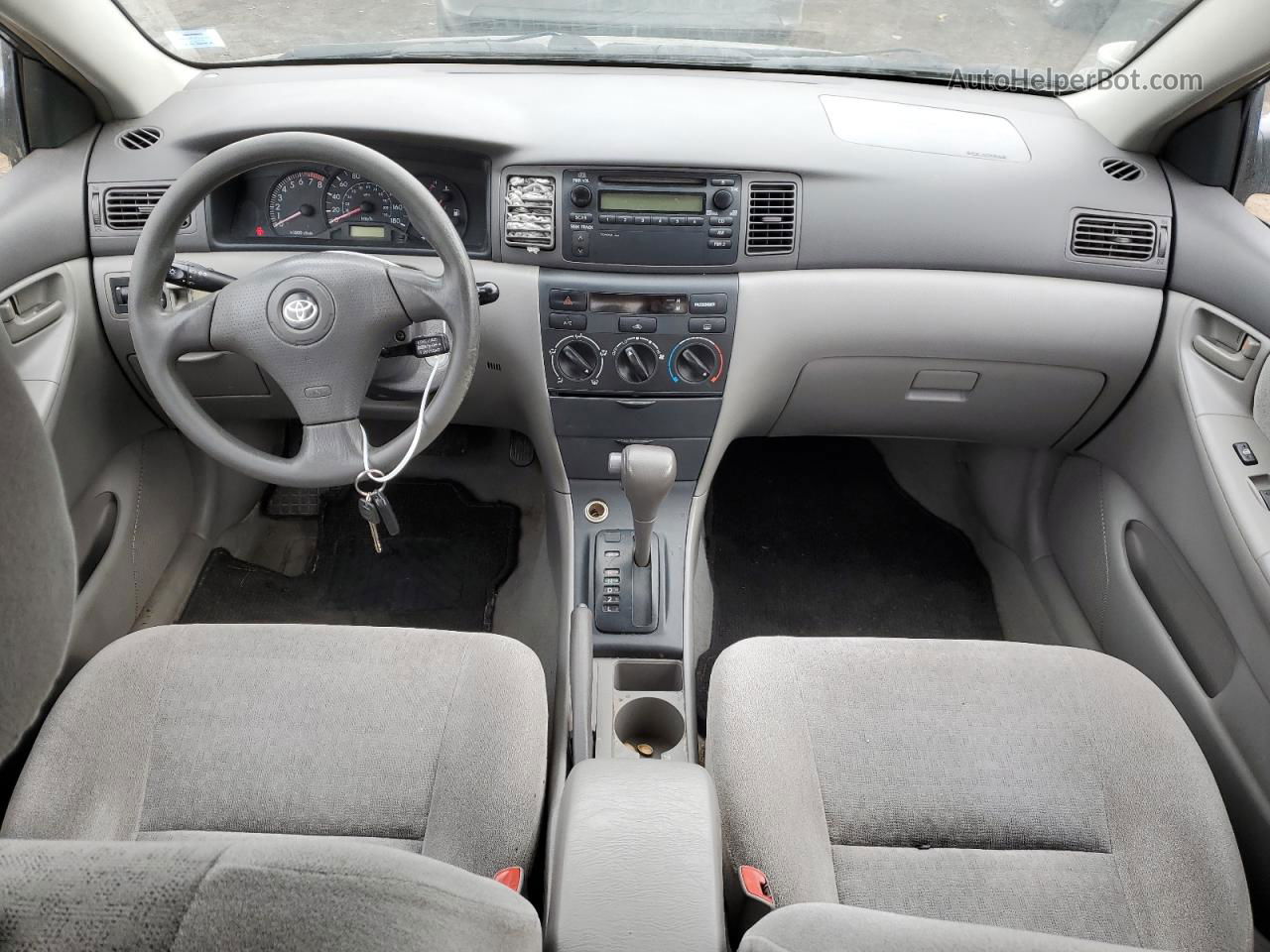 2004 Toyota Corolla Ce Серый vin: 2T1BR32E34C803261