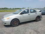 2004 Toyota Corolla Ce Silver vin: 2T1BR32E34C805785