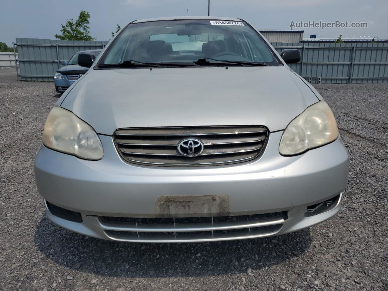 2004 Toyota Corolla Ce Silver vin: 2T1BR32E34C805785