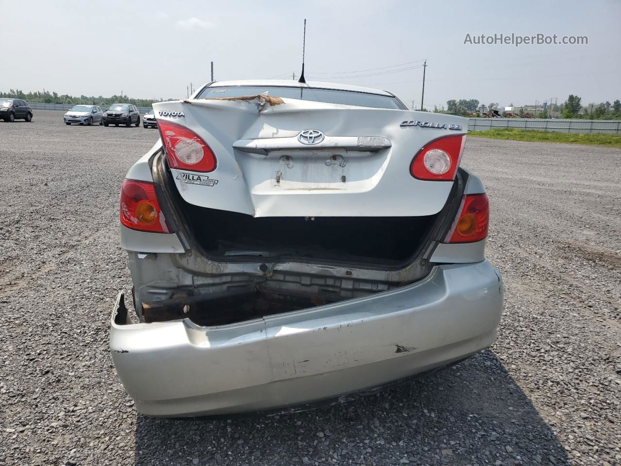 2004 Toyota Corolla Ce Silver vin: 2T1BR32E34C805785