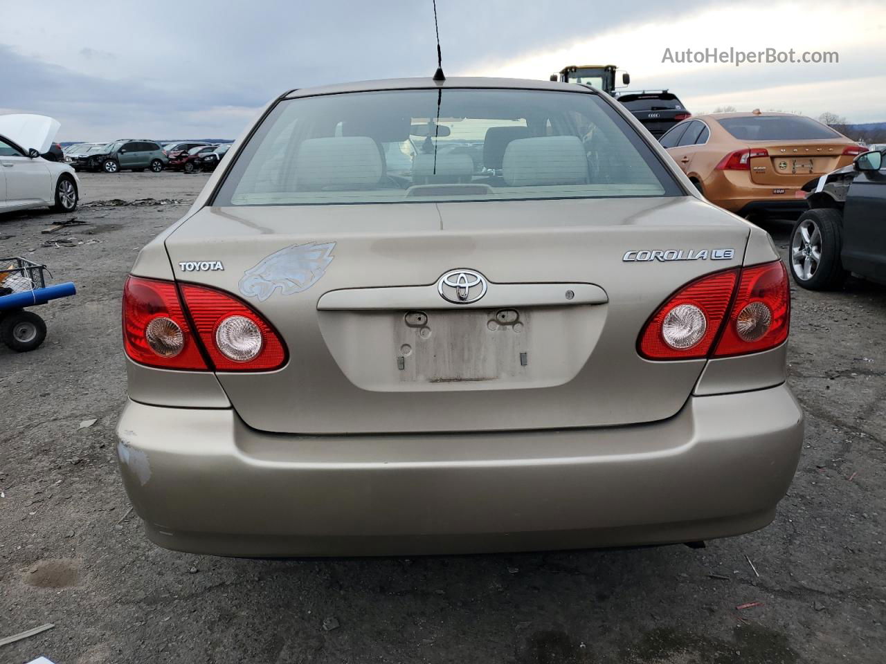 2005 Toyota Corolla Ce Beige vin: 2T1BR32E35C374057