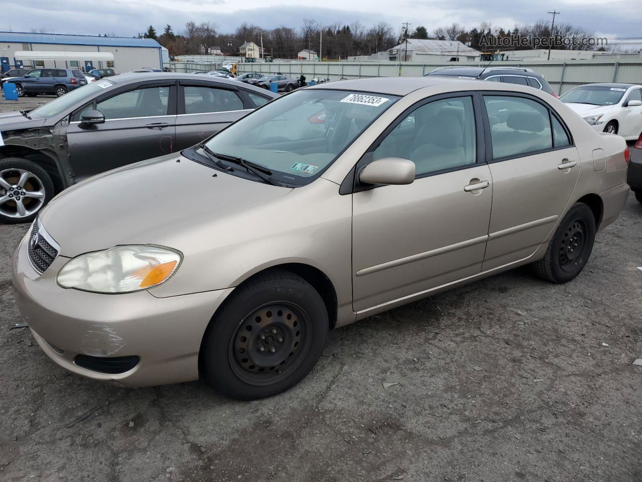 2005 Toyota Corolla Ce Beige vin: 2T1BR32E35C374057