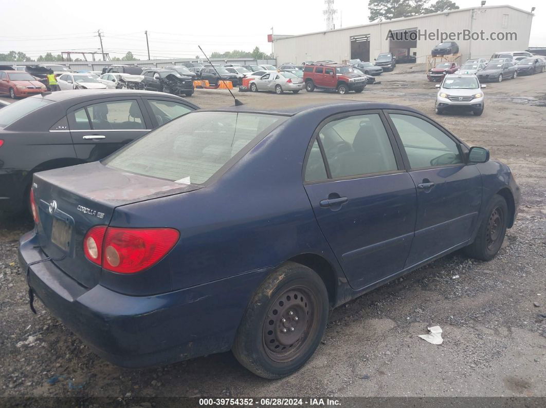 2005 Toyota Corolla Le Blue vin: 2T1BR32E35C398696