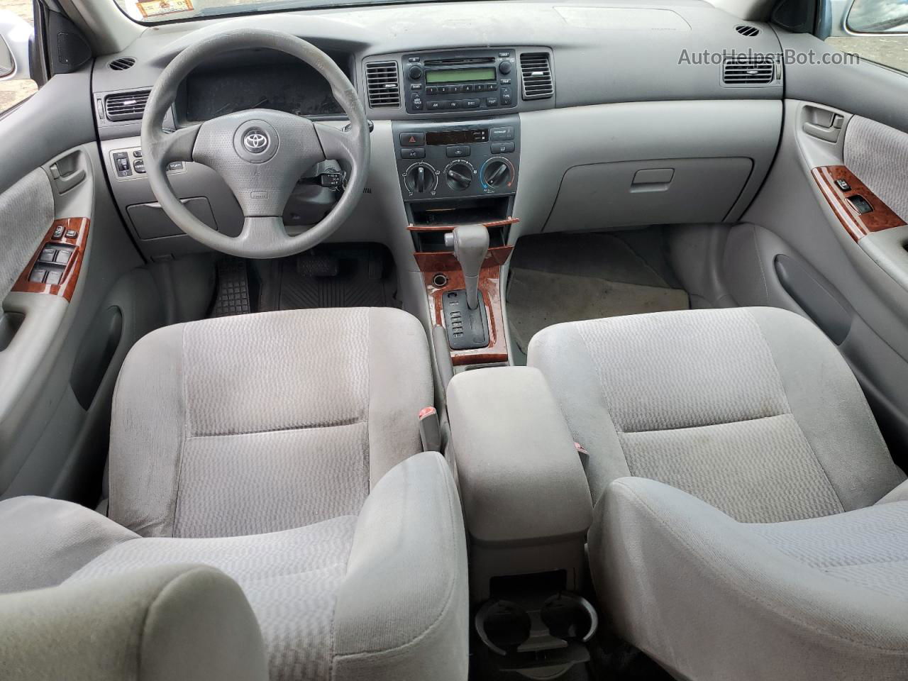 2005 Toyota Corolla Ce Gray vin: 2T1BR32E35C489774