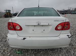 2008 Toyota Corolla Ce White vin: 2T1BR32E38C877138