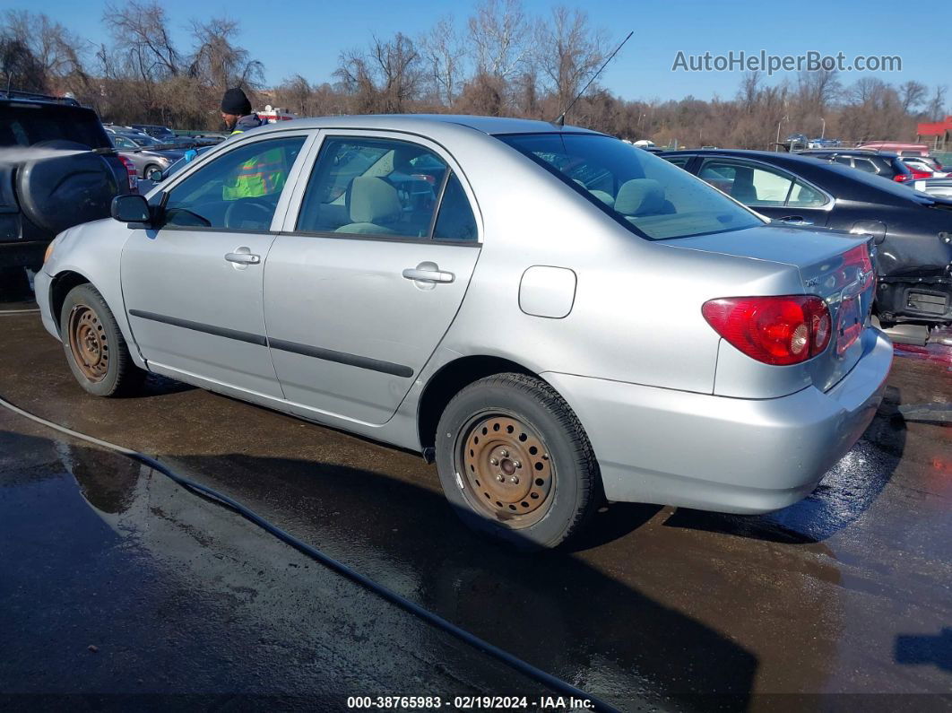 2008 Toyota Corolla Ce Silver vin: 2T1BR32E38C881397