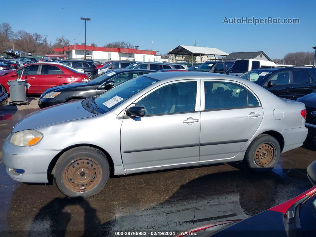 2008 Toyota Corolla Ce Silver vin: 2T1BR32E38C881397