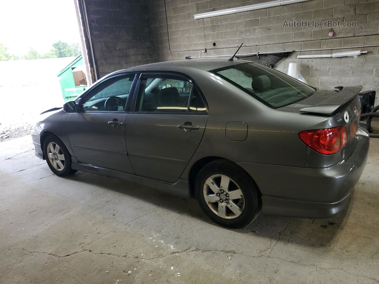 2008 Toyota Corolla Ce Gray vin: 2T1BR32E38C891024