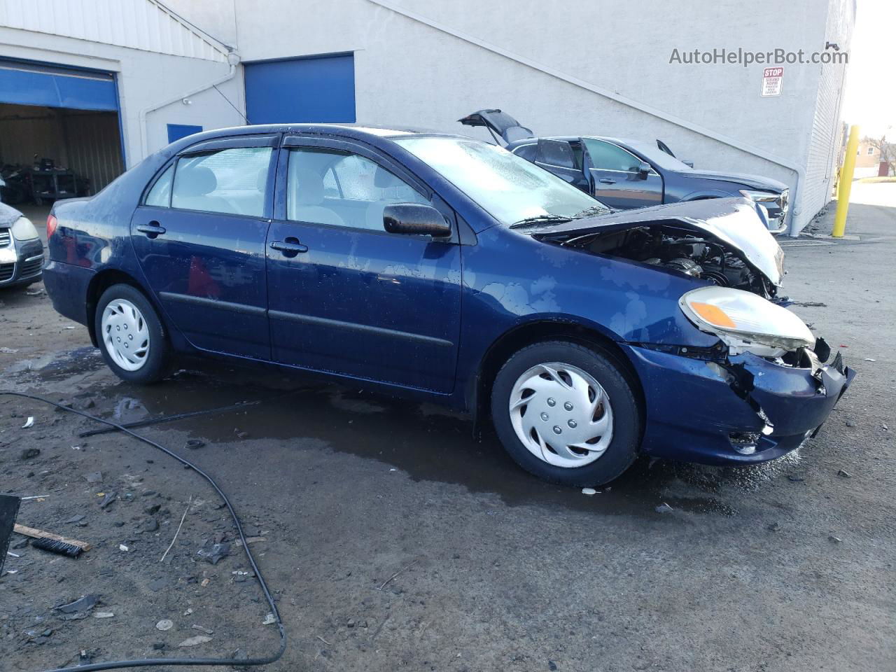 2004 Toyota Corolla Ce Blue vin: 2T1BR32E44C178269