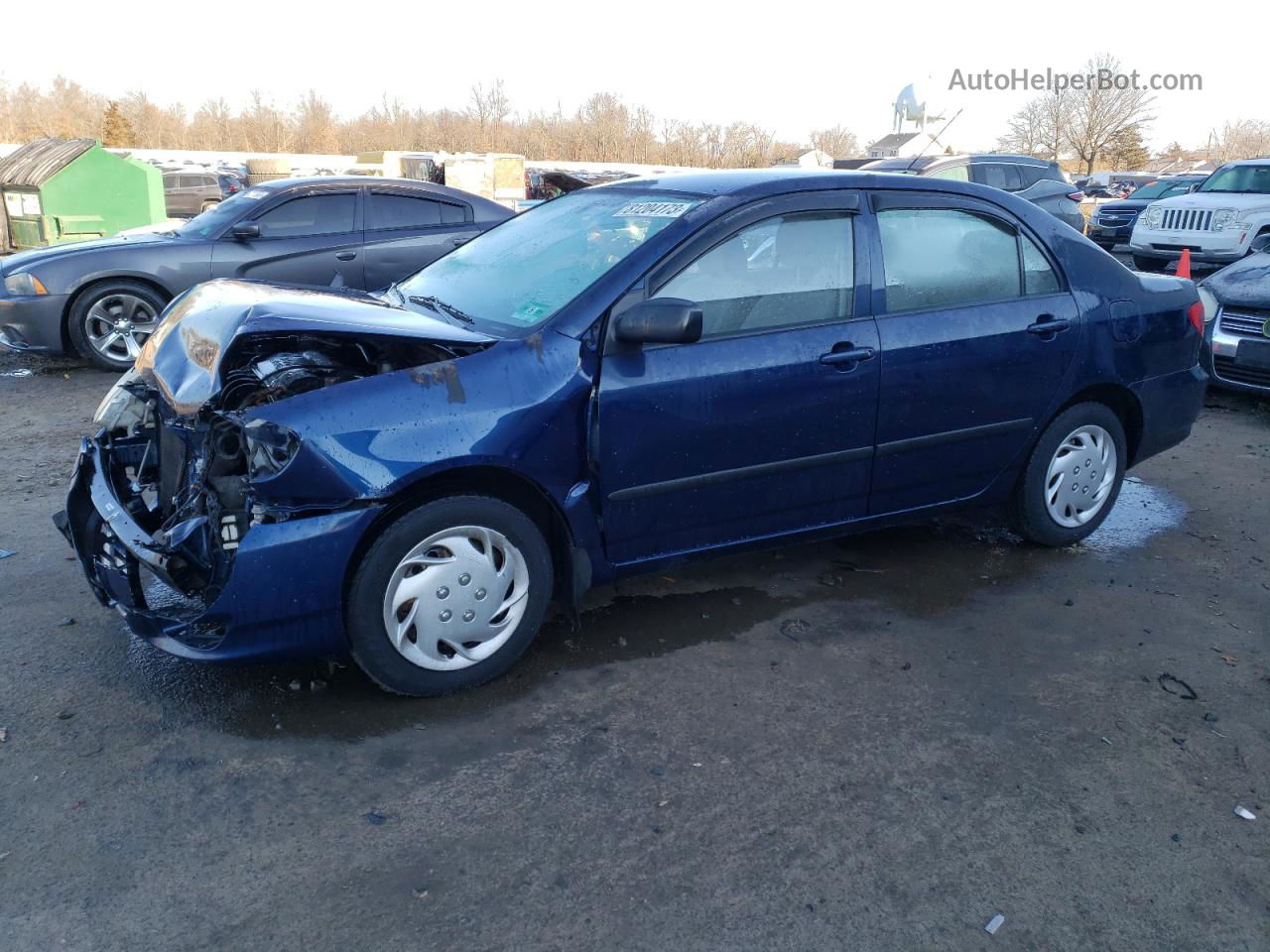 2004 Toyota Corolla Ce Blue vin: 2T1BR32E44C178269