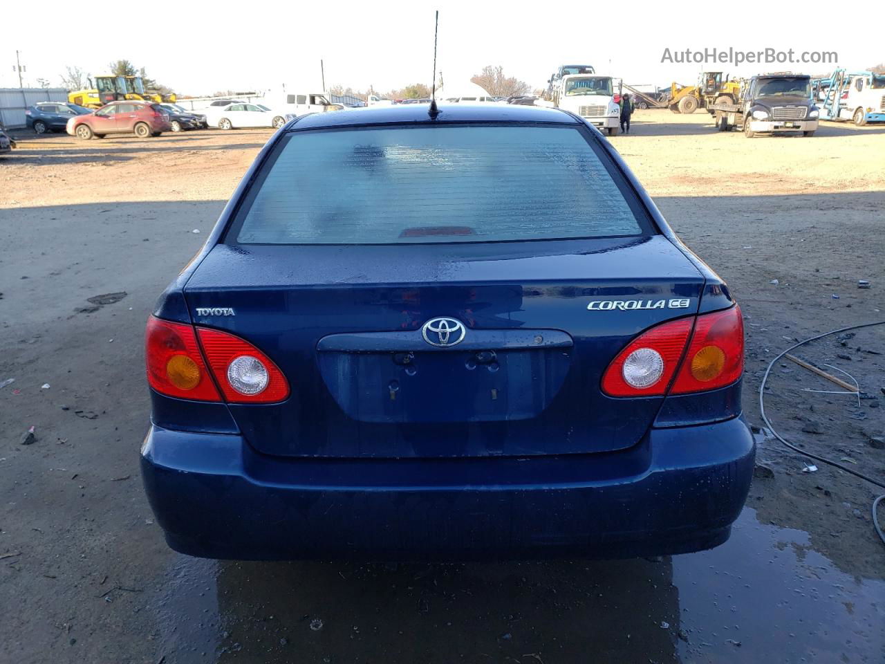 2004 Toyota Corolla Ce Blue vin: 2T1BR32E44C178269