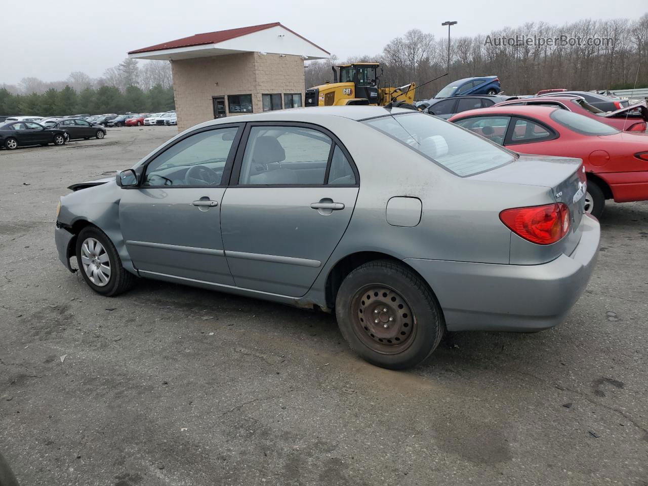 2004 Toyota Corolla Ce Silver vin: 2T1BR32E44C202523