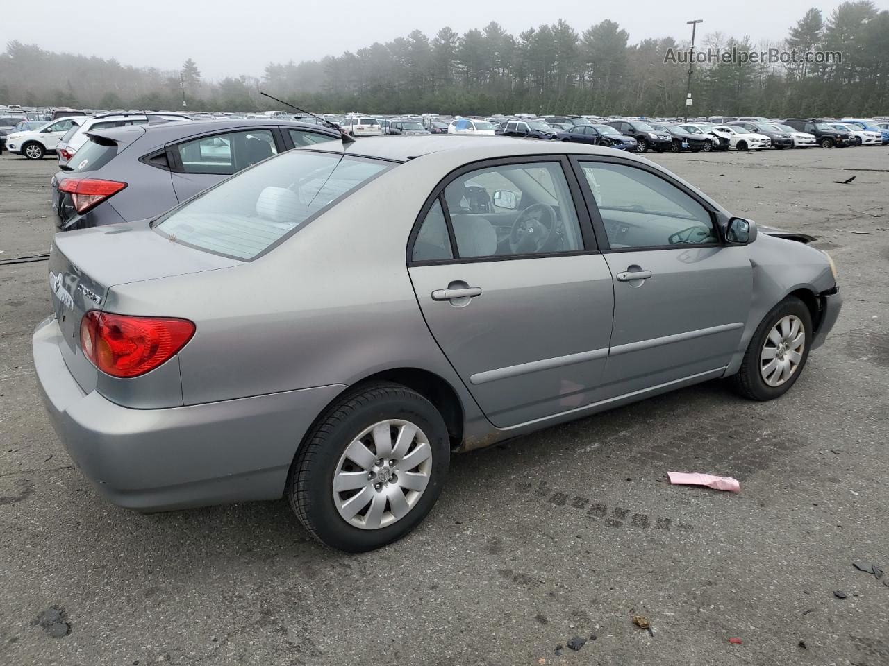 2004 Toyota Corolla Ce Silver vin: 2T1BR32E44C202523