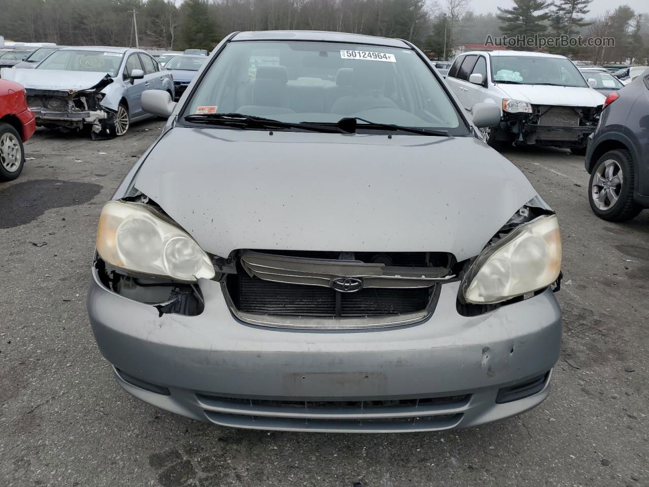 2004 Toyota Corolla Ce Silver vin: 2T1BR32E44C202523