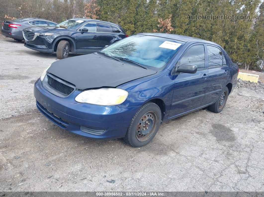 2004 Toyota Corolla Ce Blue vin: 2T1BR32E44C207771