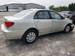 2004 Toyota Corolla Ce Silver vin: 2T1BR32E44C228605