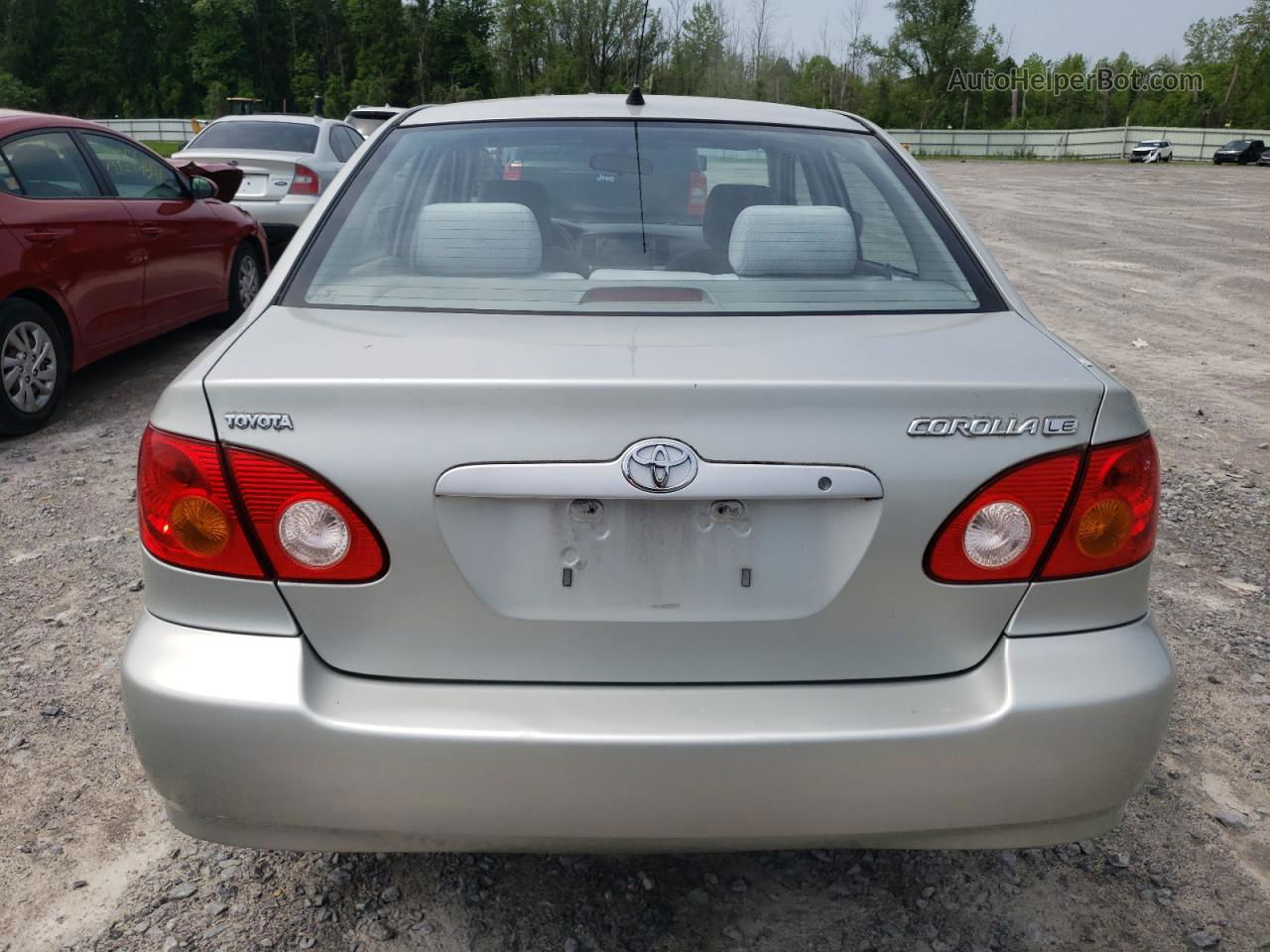 2004 Toyota Corolla Ce Silver vin: 2T1BR32E44C228605