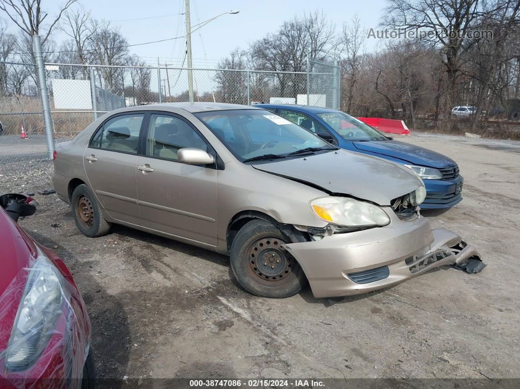 2004 Toyota Corolla Le Gold vin: 2T1BR32E44C252810