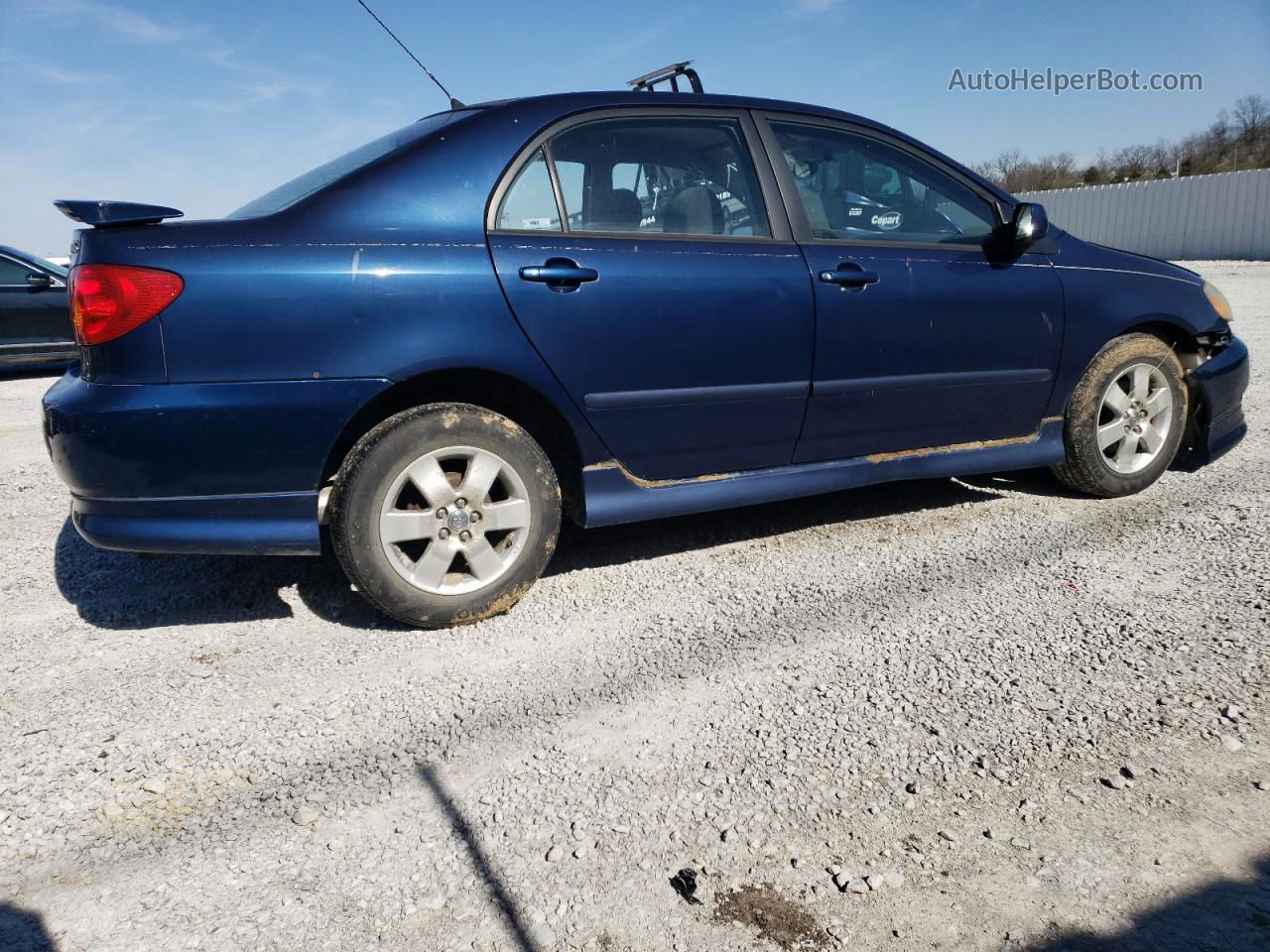 2004 Toyota Corolla Ce Blue vin: 2T1BR32E44C261216