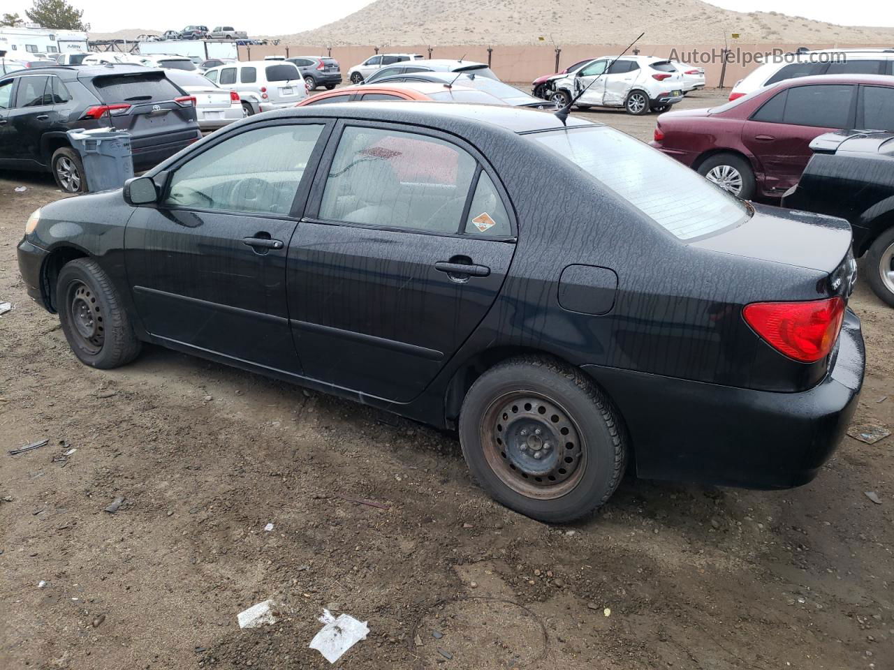 2004 Toyota Corolla Ce Black vin: 2T1BR32E44C291008