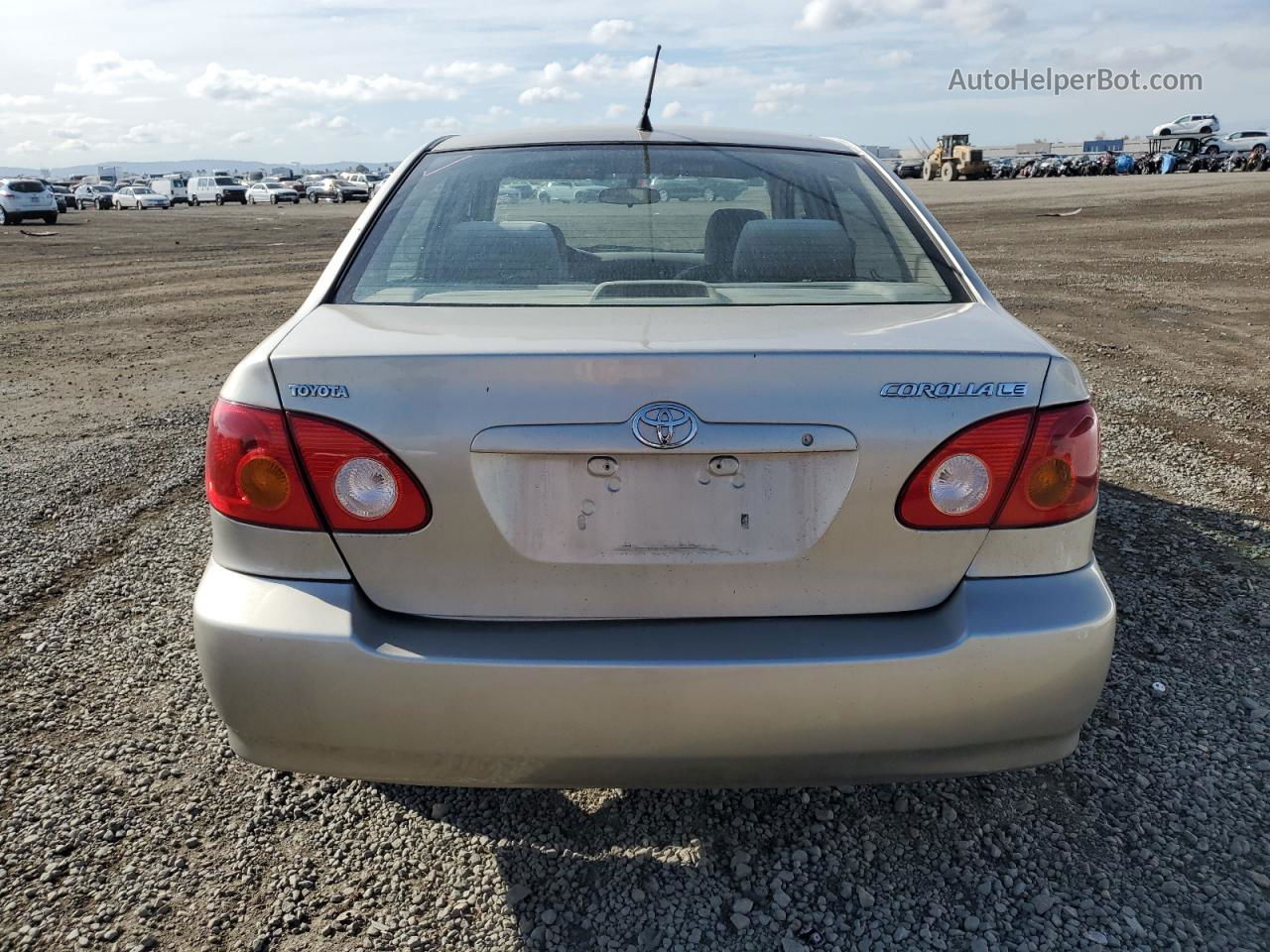 2004 Toyota Corolla Ce Beige vin: 2T1BR32E44C291333