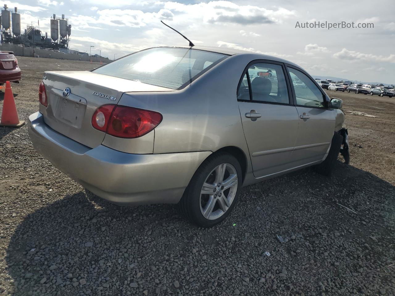 2004 Toyota Corolla Ce Beige vin: 2T1BR32E44C291333