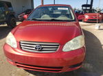 2004 Toyota Corolla Ce Красный vin: 2T1BR32E44C294832