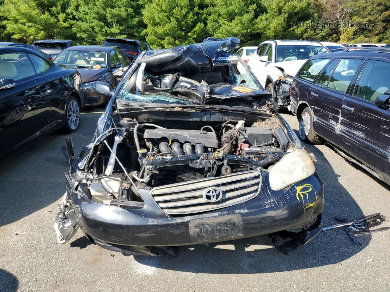 2004 Toyota Corolla Ce Black vin: 2T1BR32E44C305747